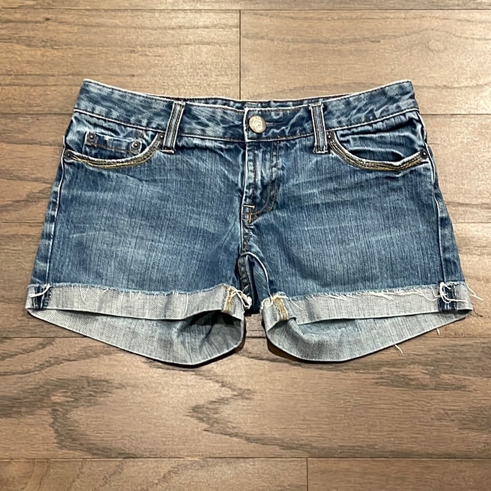American Eagle Denim Roll Shorts - Size 2